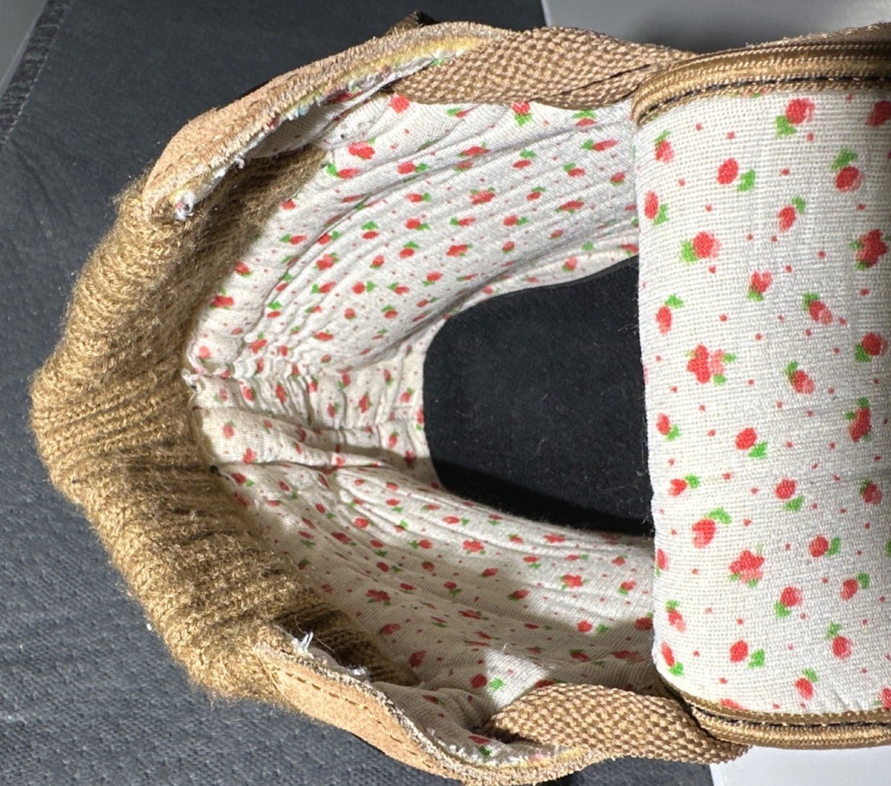 Handmade High-Top Sneakers With Knit Trim & Ethnic Woven Design
