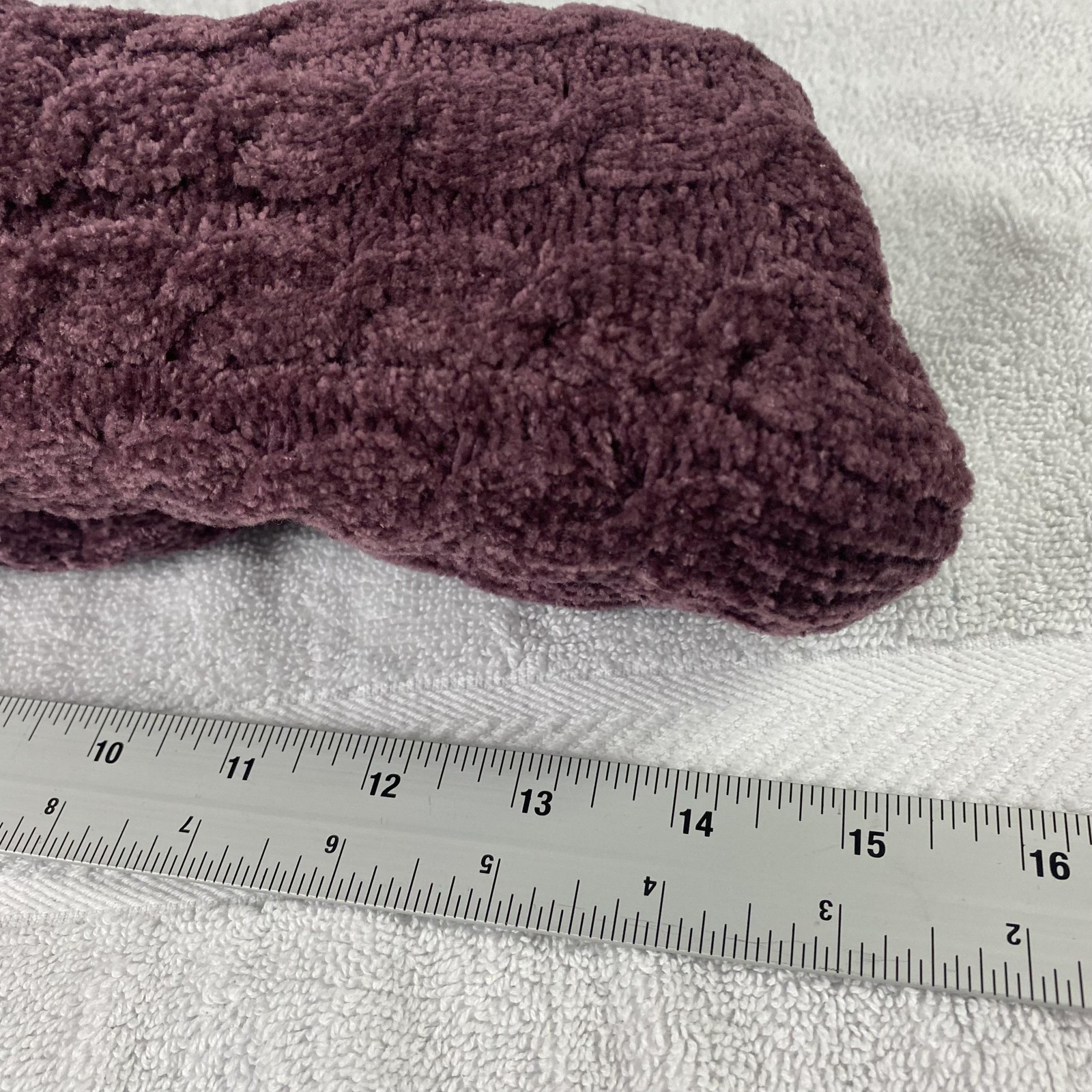 Muk Luks Slipper Socks Womens Large Chenille Knit Non Slip House Shoes Cozy