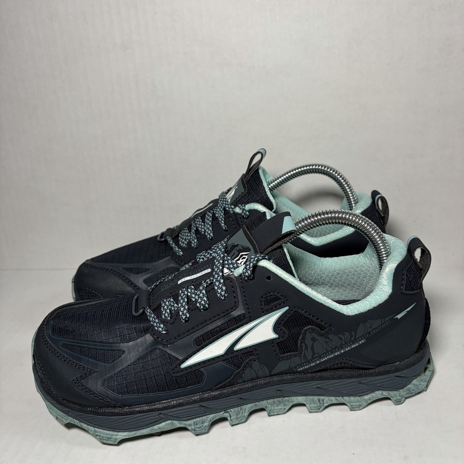 Altra Lone Peak Women’s Trail Running Sneakers Shoes Black Size 8.5