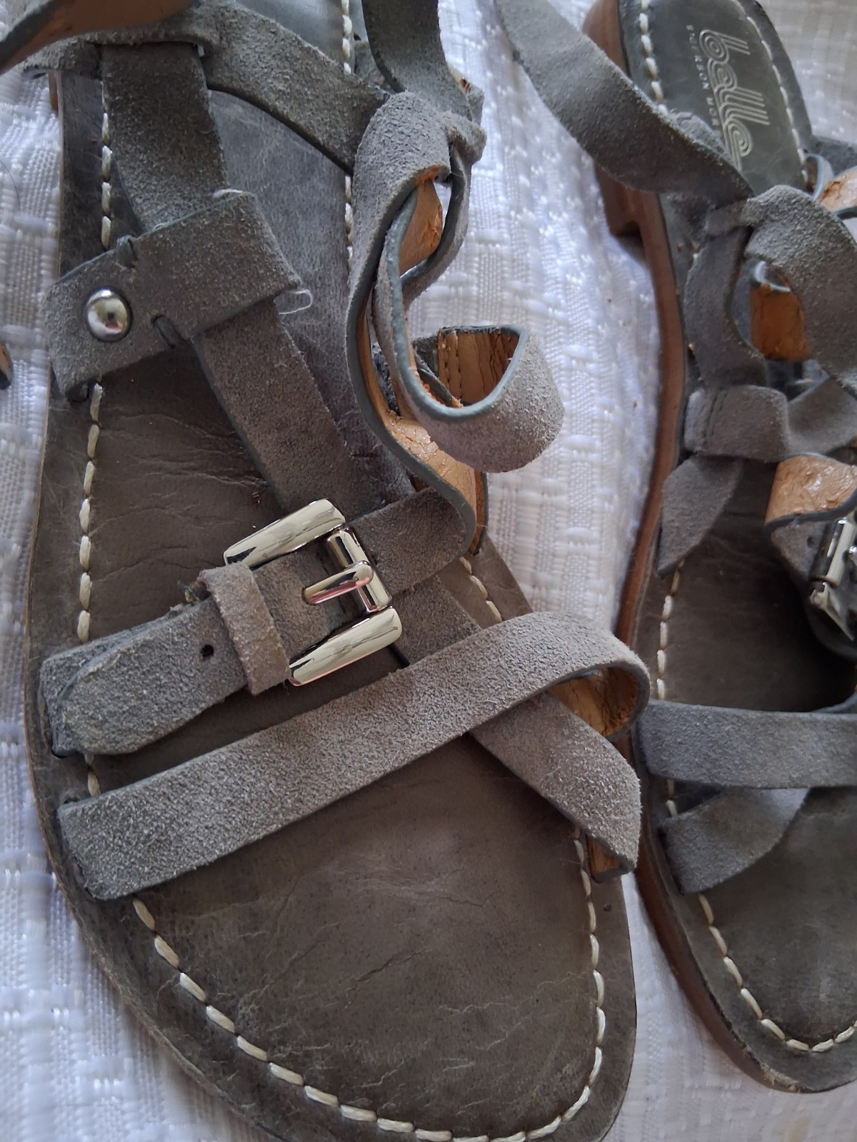 belle sigerson morrison Gray Sandals Size 8