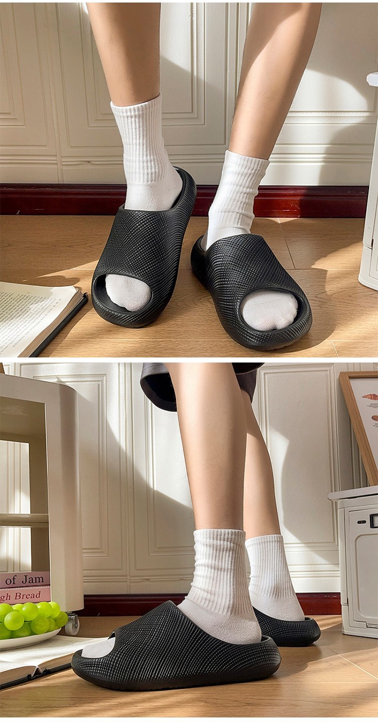 Unisex Ultra-Light Cloud Cushion Platform Slides Thick Sole Non-Slip EVA slippes