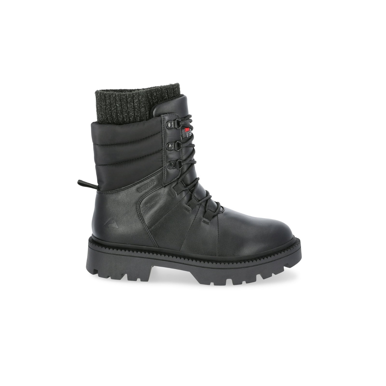Ozark Trail Women’s SIZE 7 Lace Up Black Winter Combat Boots -20F Temp Rated