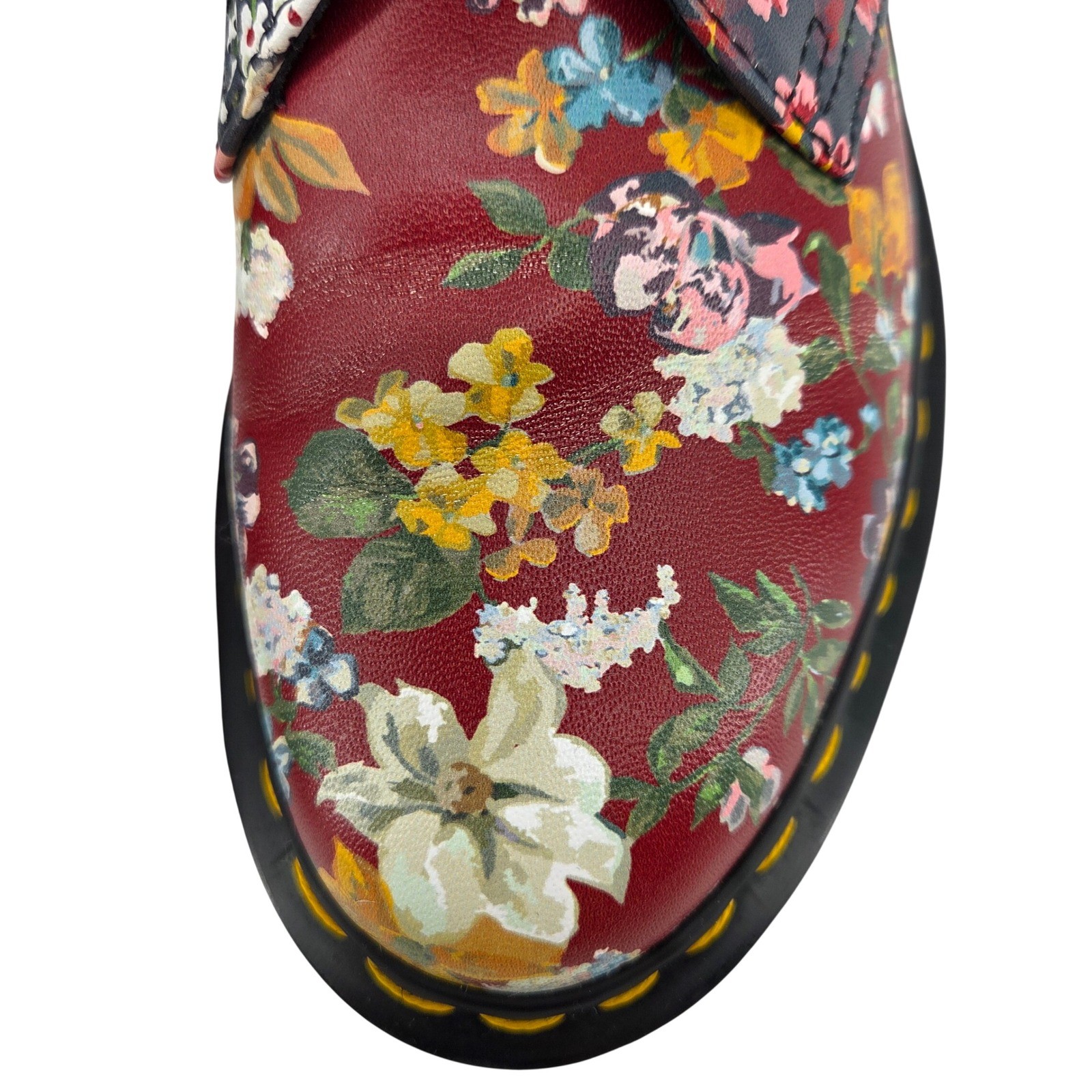 Dr. Martens 1461 Floral Clash Oxford Shoes Multicolor Wanderlust Leather Boho 8