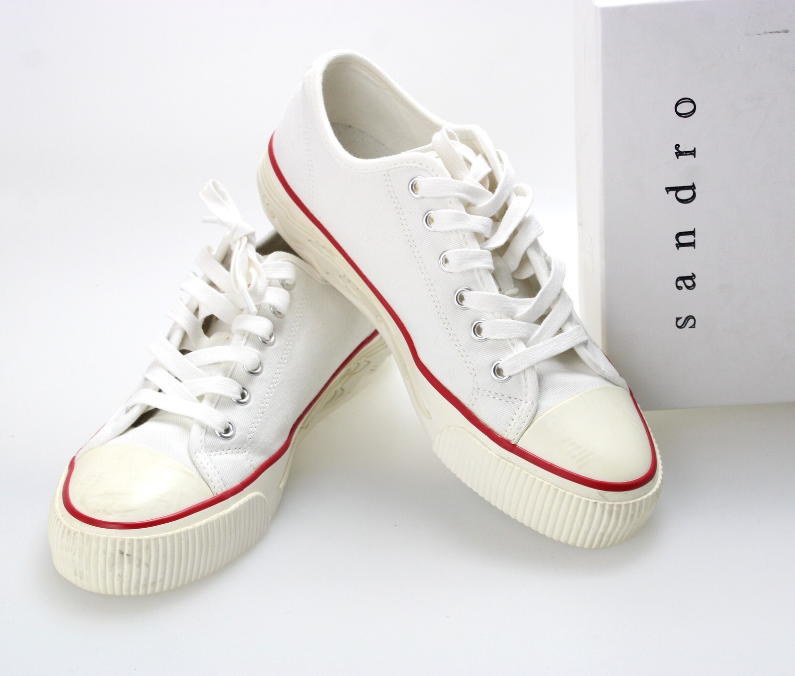 SANDRO Anouk Sneakers Women’s EU 40 / UK 6.5 Low Top Lace Up