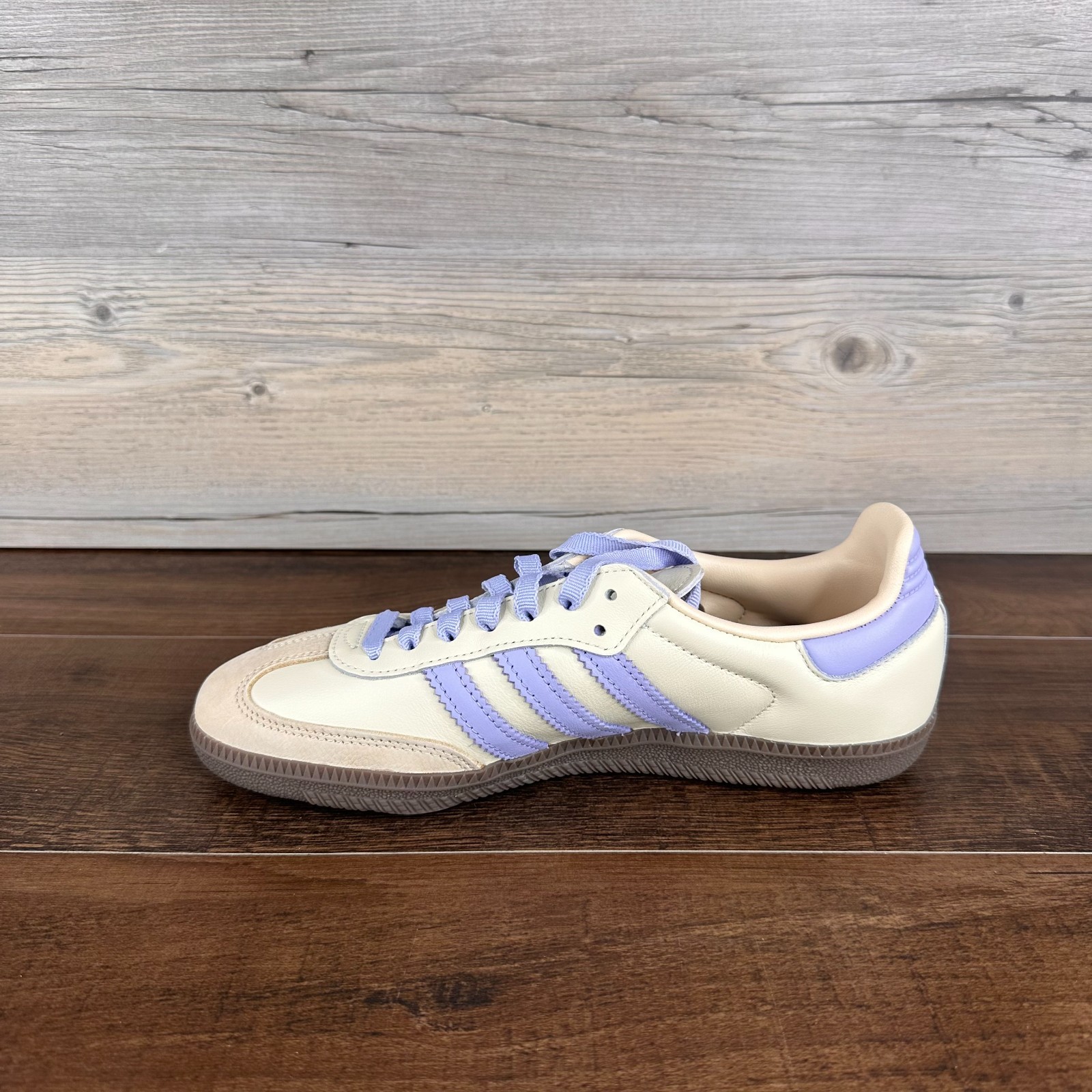 adidas Samba Og Womes Size 7.5 Cream White Violet Tone Sand Strata JI2678