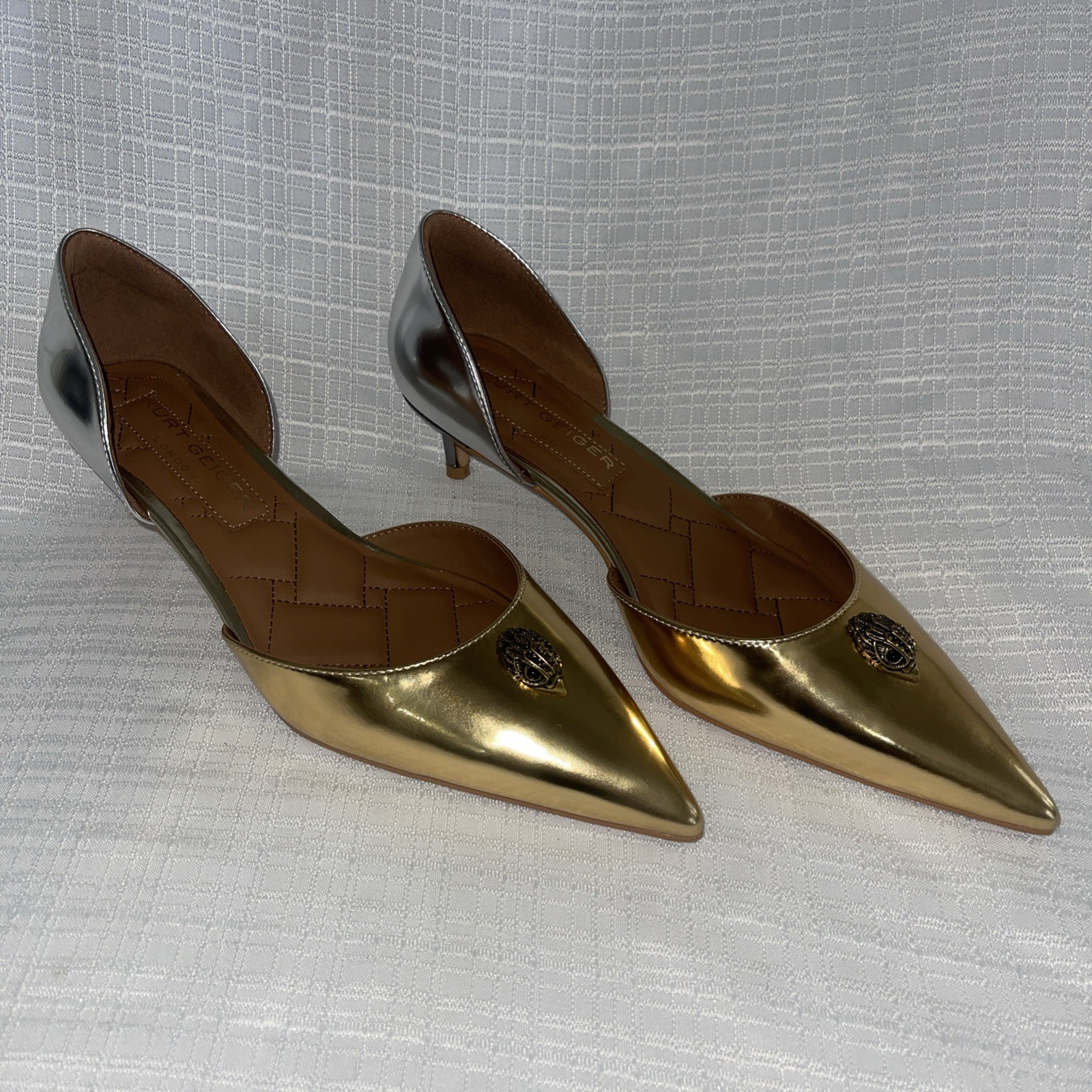 Kurt Geiger London Belgravia Metallic Women’s Pumps Size 10