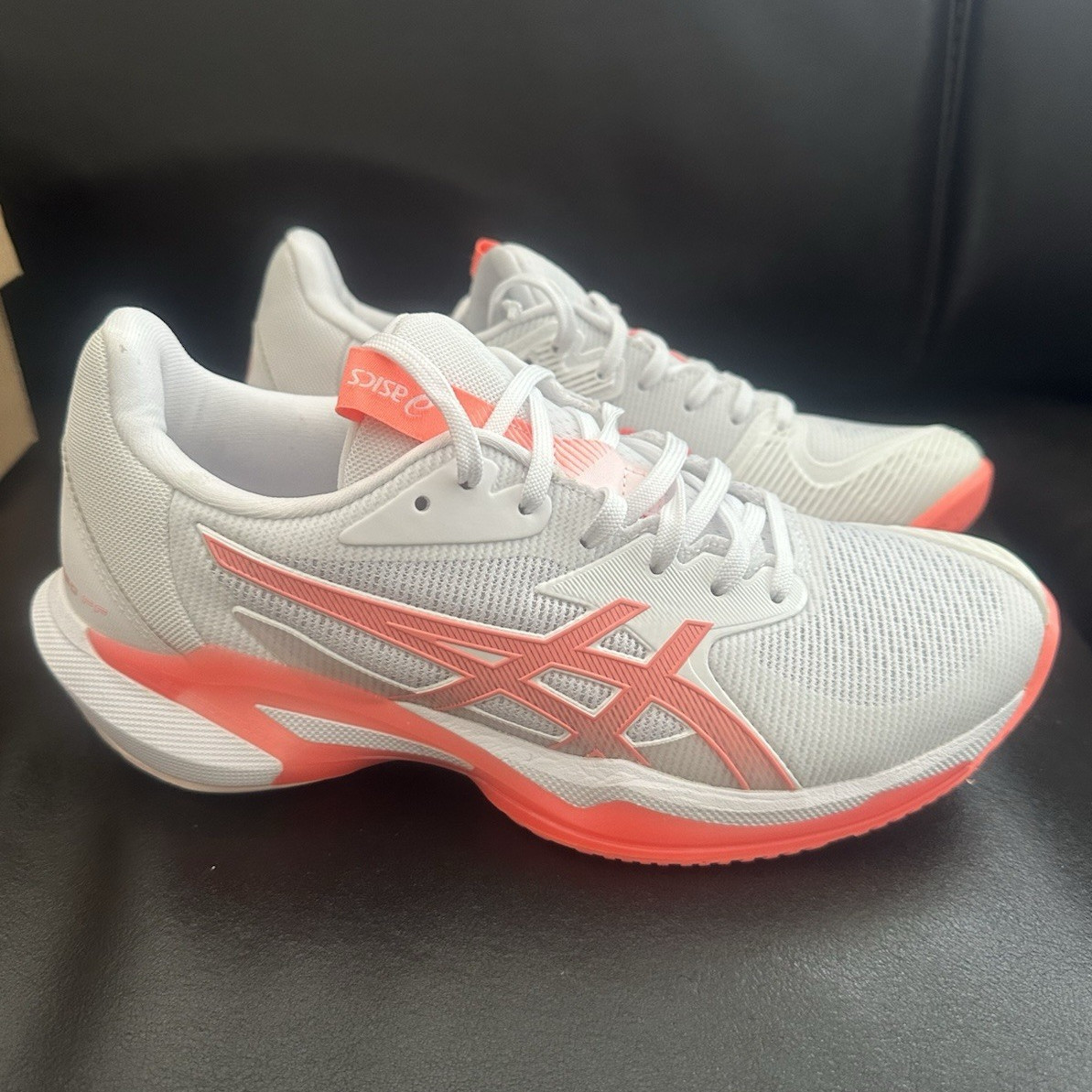 ASICS Solution Speed FF 3 Women’s Tennis Shoes White/Sun Coral