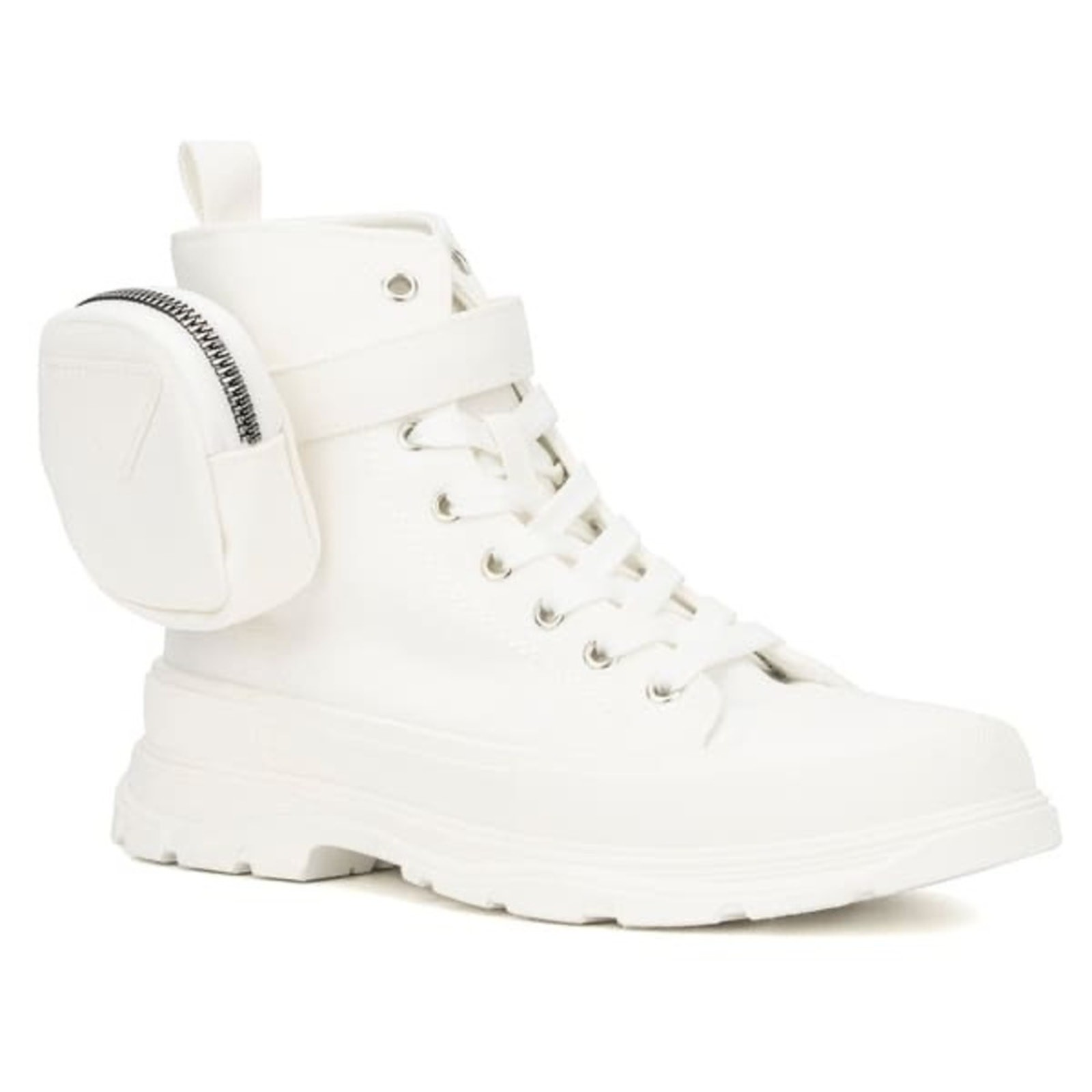 Olivia Miller Women’s Leilany High Top Canvas Sneakers With Pouch NIB size 10