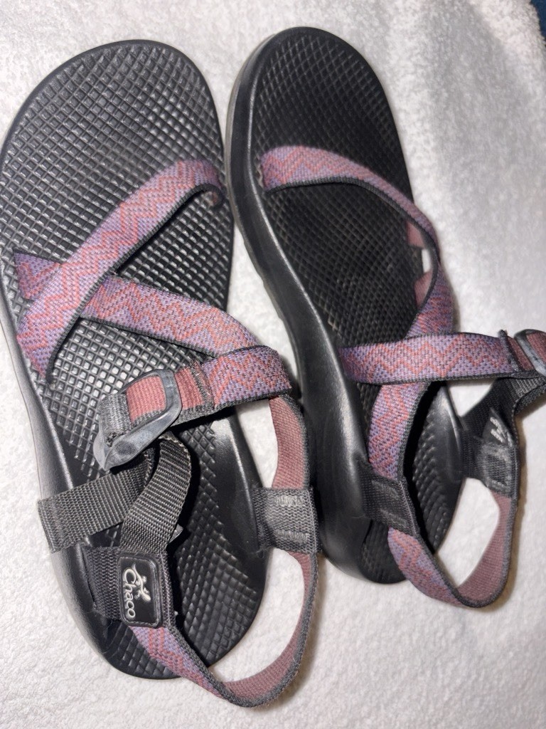 Rare Chaco Z1 Classic Sport Sandals Chevron Webbing W10
