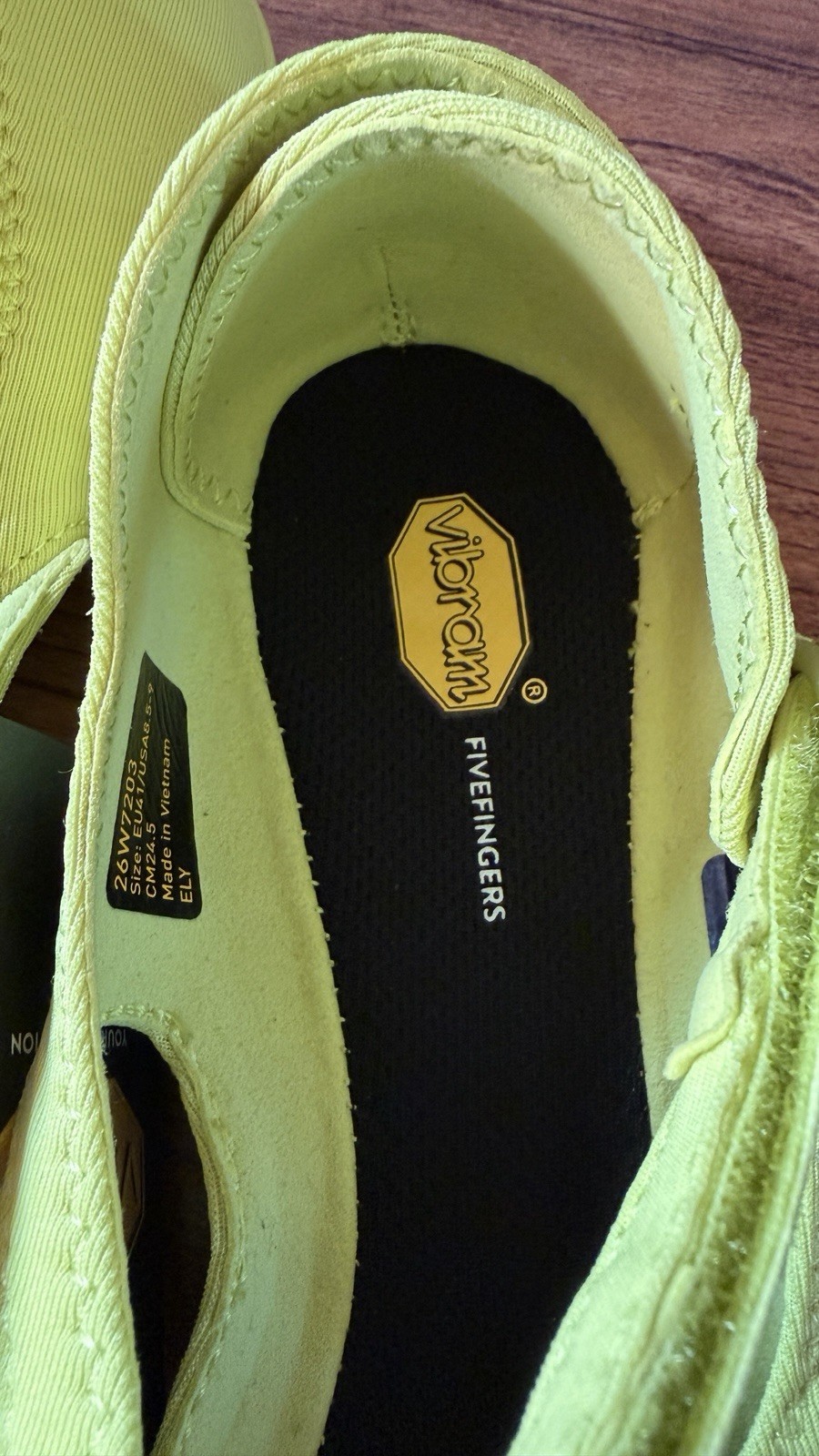 Vibram FiveFingers V-SOUL Lime Green Women’s Shoes – Size EU 41 / US 8.5-9 (New)