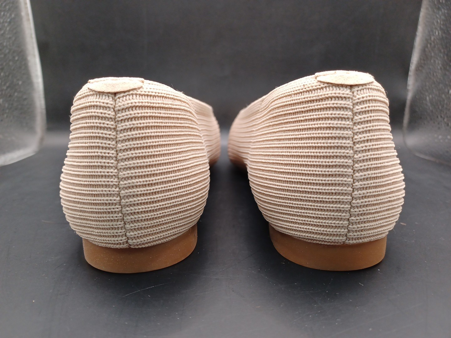NEW Vivaia Margot 2.0 Square Toe V-Cut Flats – Almond Size 36 (US 5.5-6)