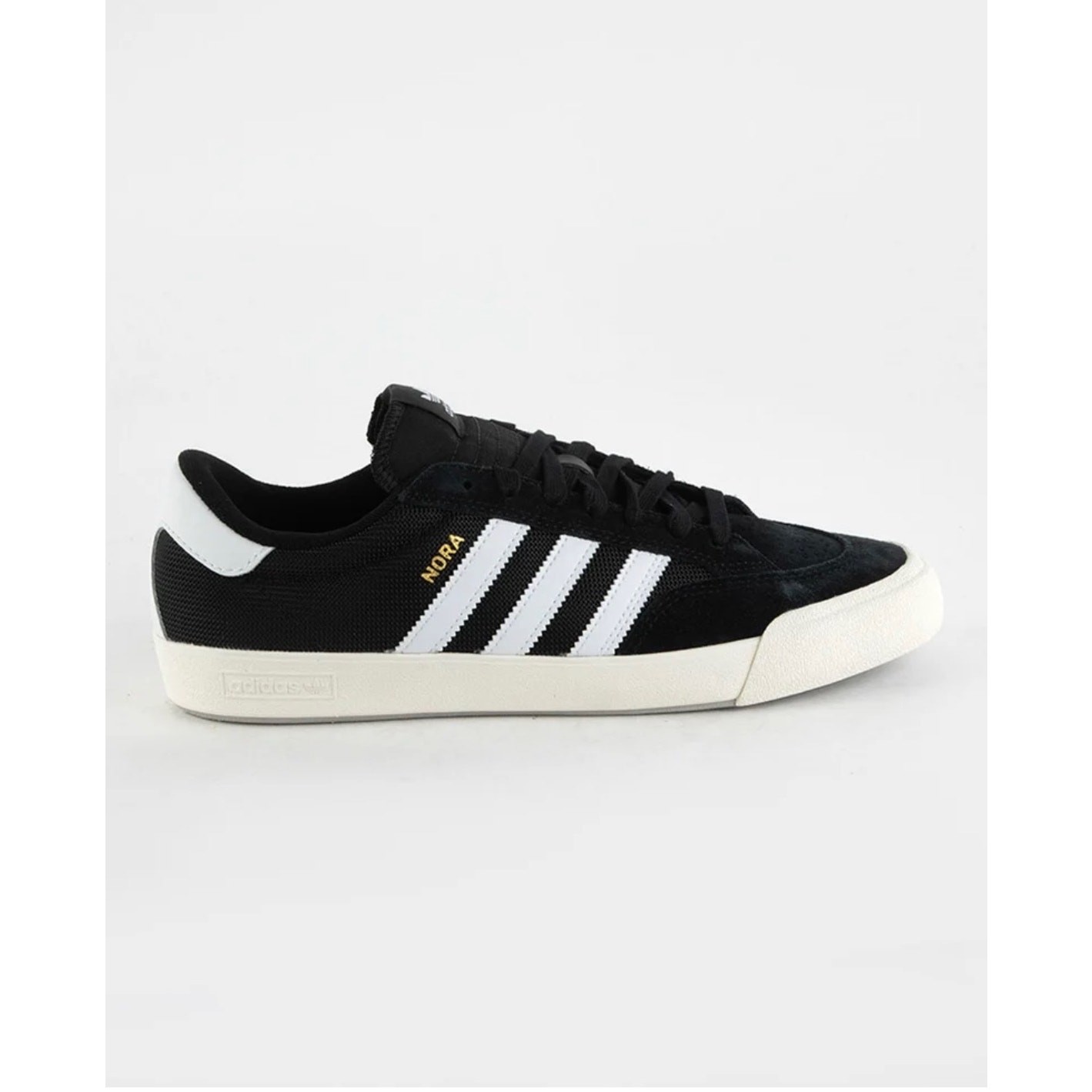 Adidas Nora Sneakers Lace Up Skateboarding Black White Men’s 7.5 Women’s 8