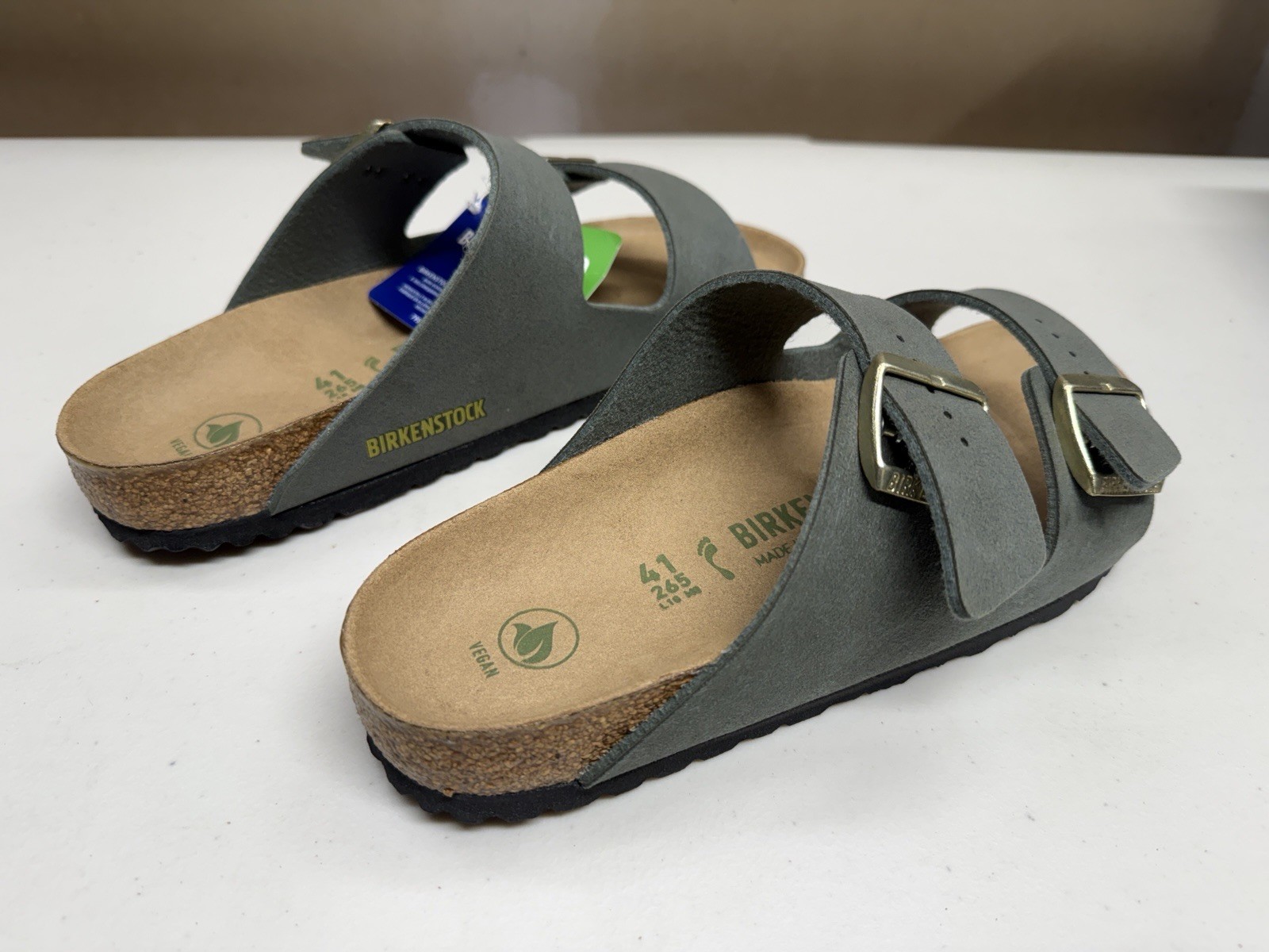 Birkenstock Arizona VEGAN EU 41 / US 10-10.5/8-8.5 Narrow – Thyme
