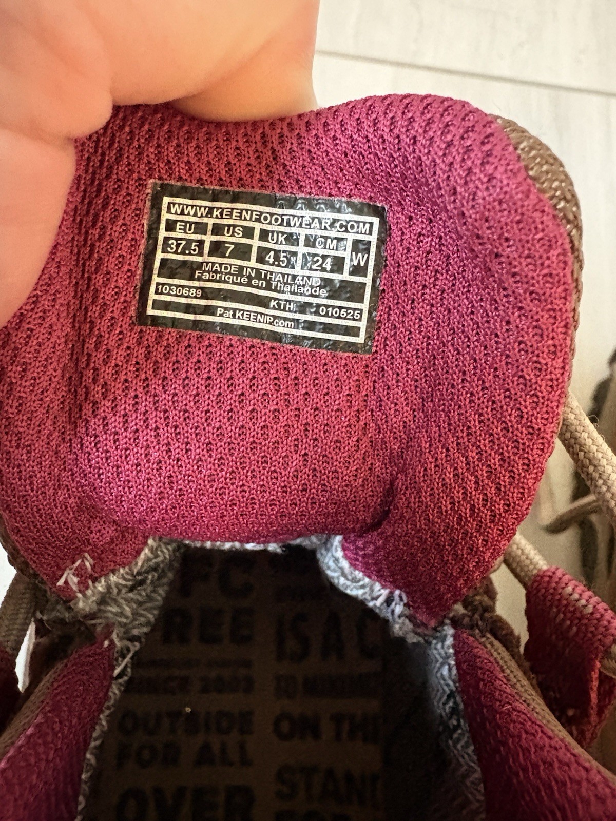 KEEN Targhee II Waterproof Women’s Hiking Boots Brown/Pink US 7 EU 37.5 W