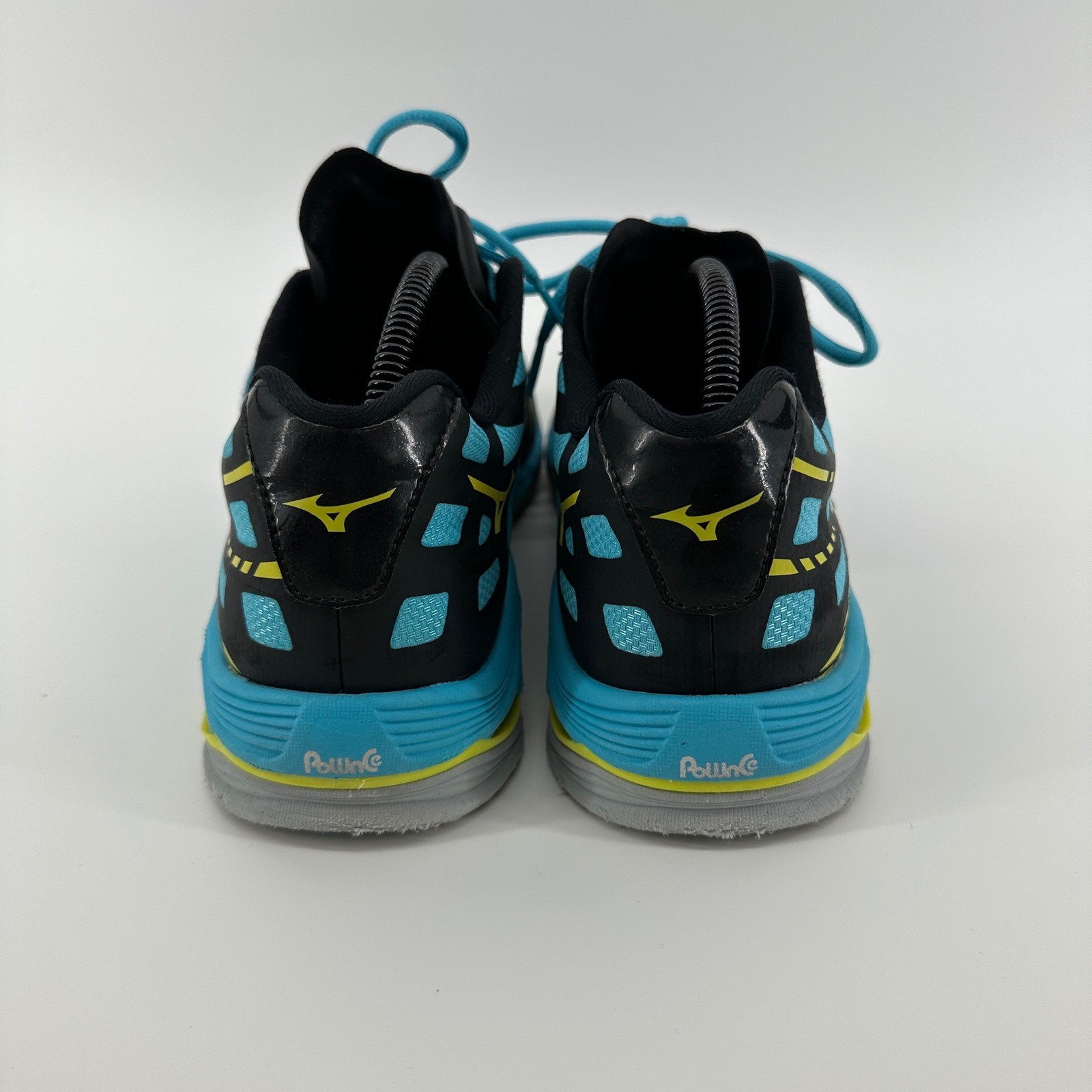 Mizuno Wave Lightning Z Womens 11 Volleyball Shoes Black Blue V1GC150028