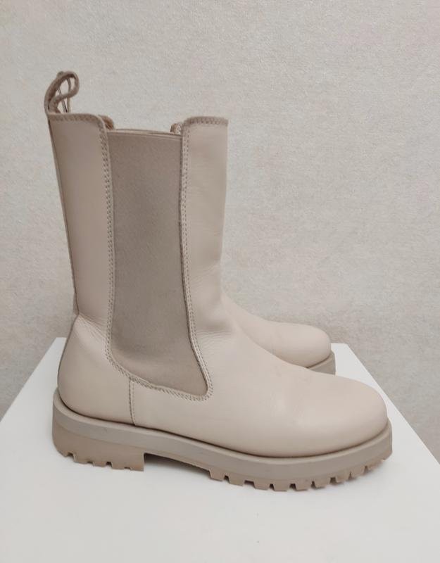 Women & Other Stories Boots White Leather 39 #3GB8