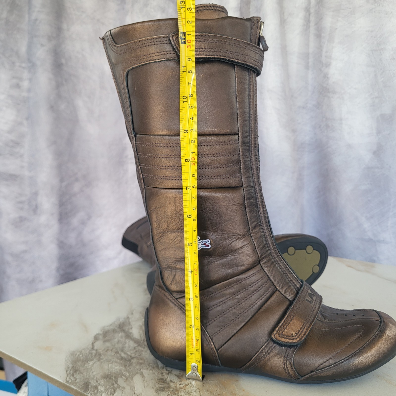 Rare Lacoste Futro Solar Earl 93T Sport Knee High Riding Boots Size 6.5