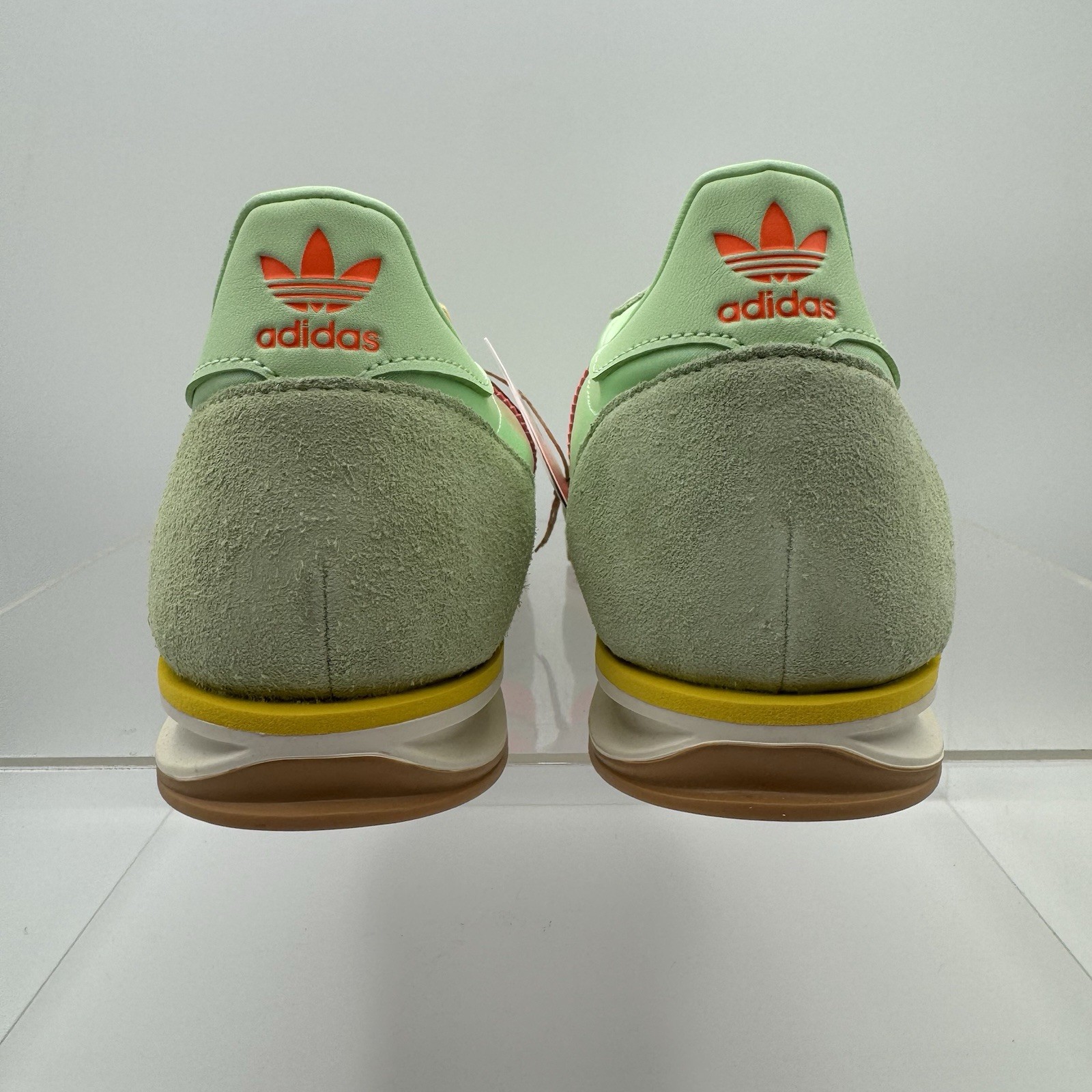 Brand New Adidas SL 72 OG Mint Green Orange Suede Sneaker JI0197 Women Size 9.5