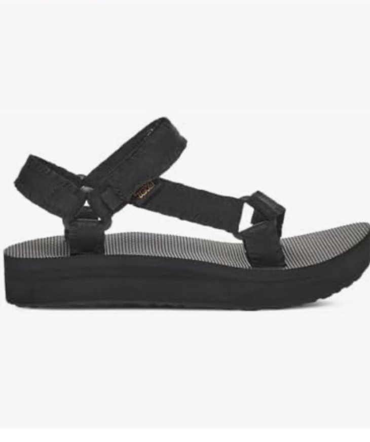 Teva Midform Universal Adorn Ruffle black sandals Women’s Size 9 EUC rare HTF