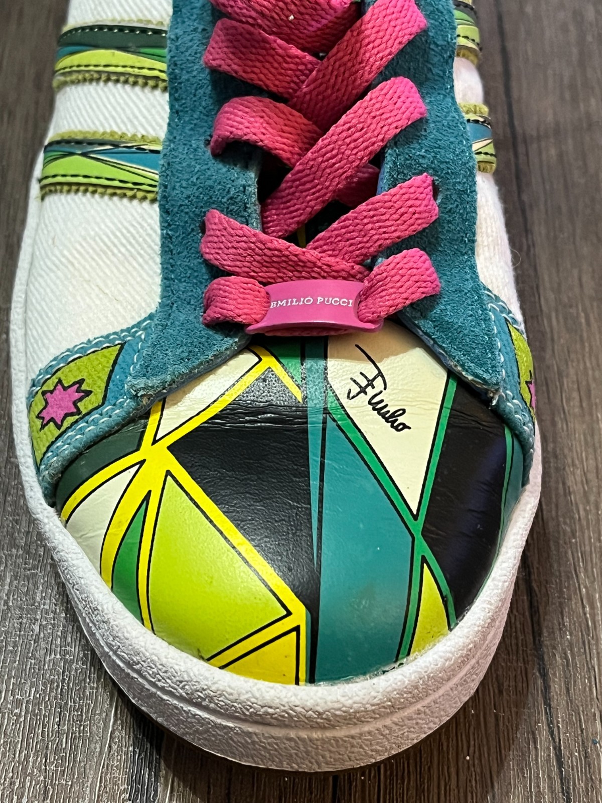 Adidas x Emilio Pucci Superstar Adicolor G3 Green Series Sneakers Shoes W 7.5