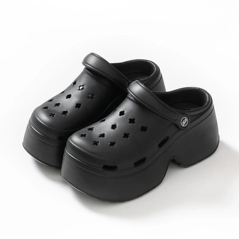 Chunky Platform Clogs Shoes for Women Thick Bottom Non Slip Beach Sandals Woman