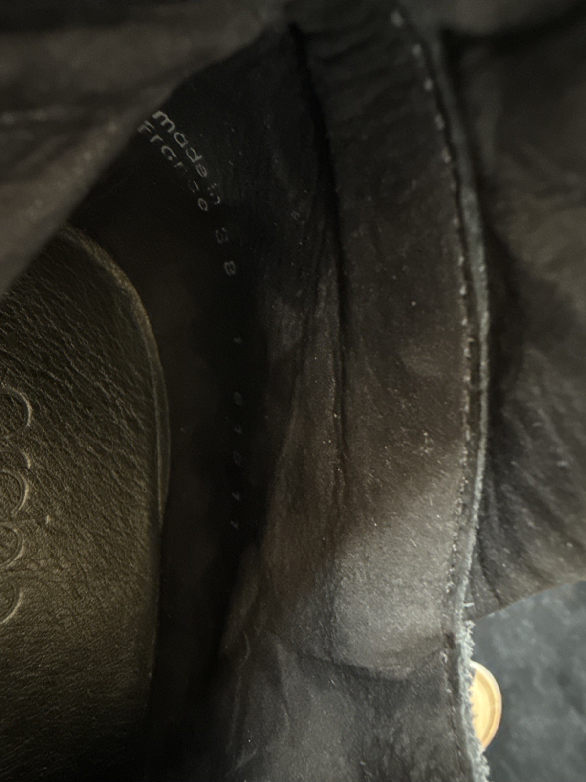 Arche Womens Ankle Boot 7.5 EU 38.5 Wedge Platform Nubuck Black France $799
