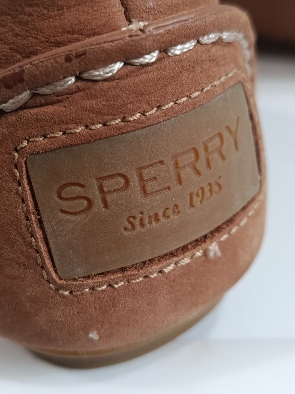 Sperry Top-Sider Womens Suede Leather Loafers Size 8.5M Slip On Driving Mocs