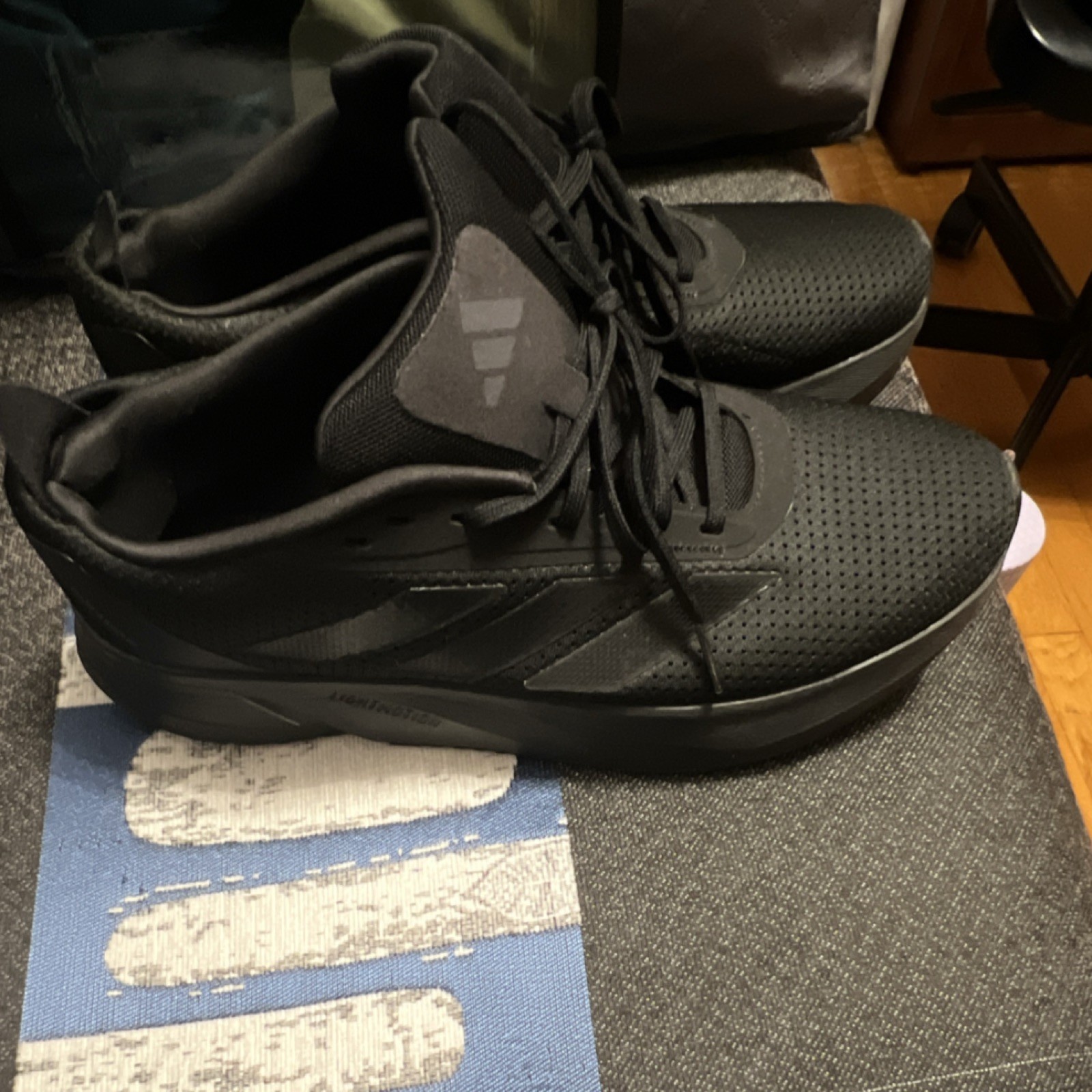 adidas Copa Sense.1 FG Black Blue Rush 2022 Mid Top Sneakers GW4945