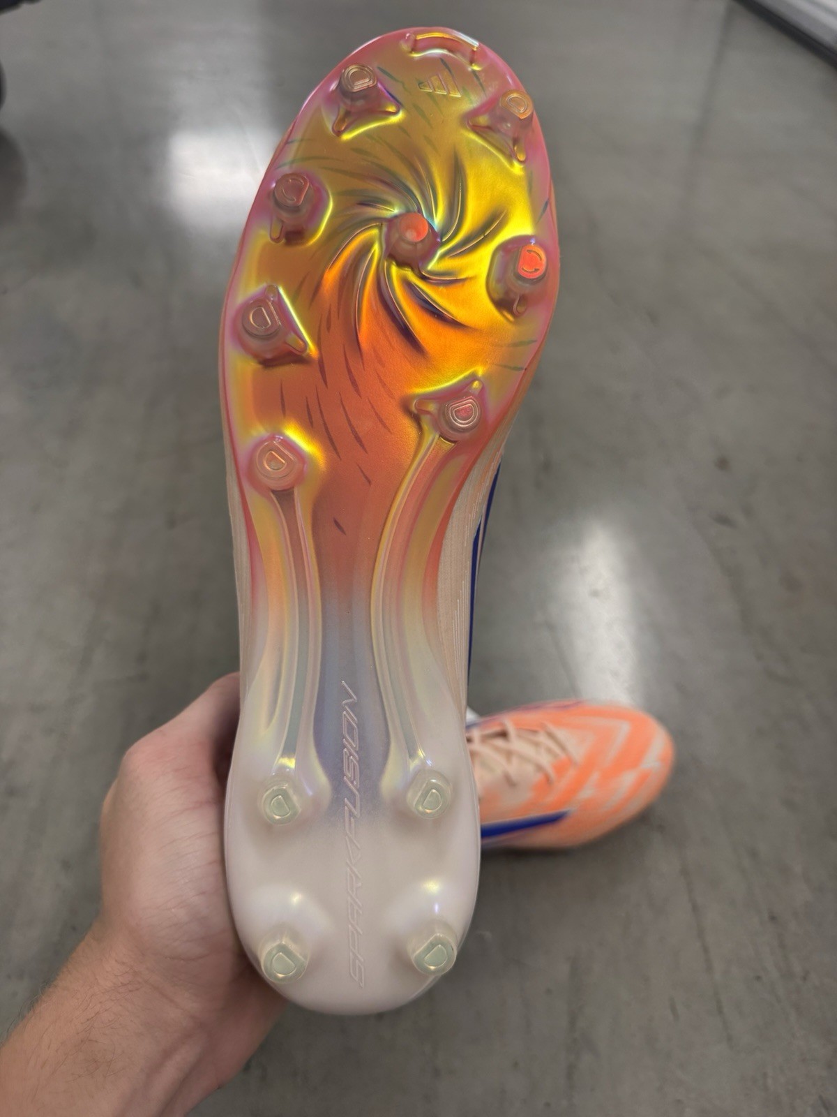 Size 10.5 – adidas F50 Sparkfusion Elite Low FG/AG Orange (Women’s) JS4378 (New)