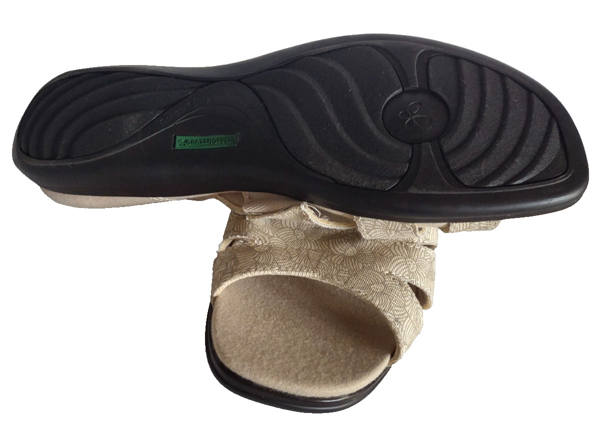 Grasshoppers Lillie Ankle Strap Comfort Purefit Sandals Size 9M NEW
