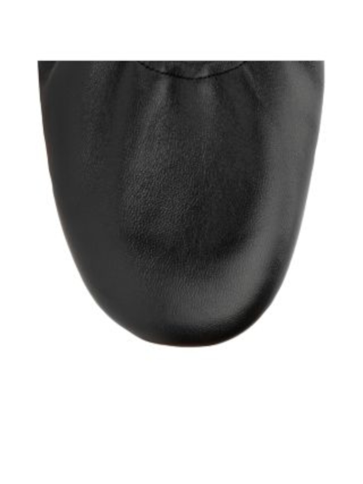 AQUATALIA Womens Black Pull Tab Quortney Square Toe Leather Ballet Flats 7 M