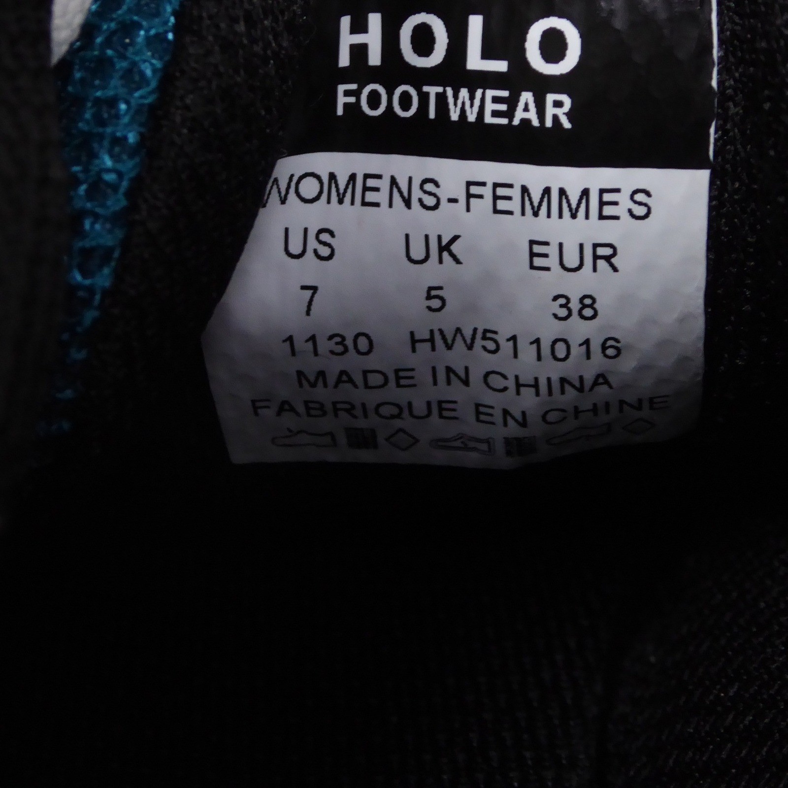 Holo Womens Nephelae Running Shoes White Teal Red Recycled Mesh HW511016 Size 7
