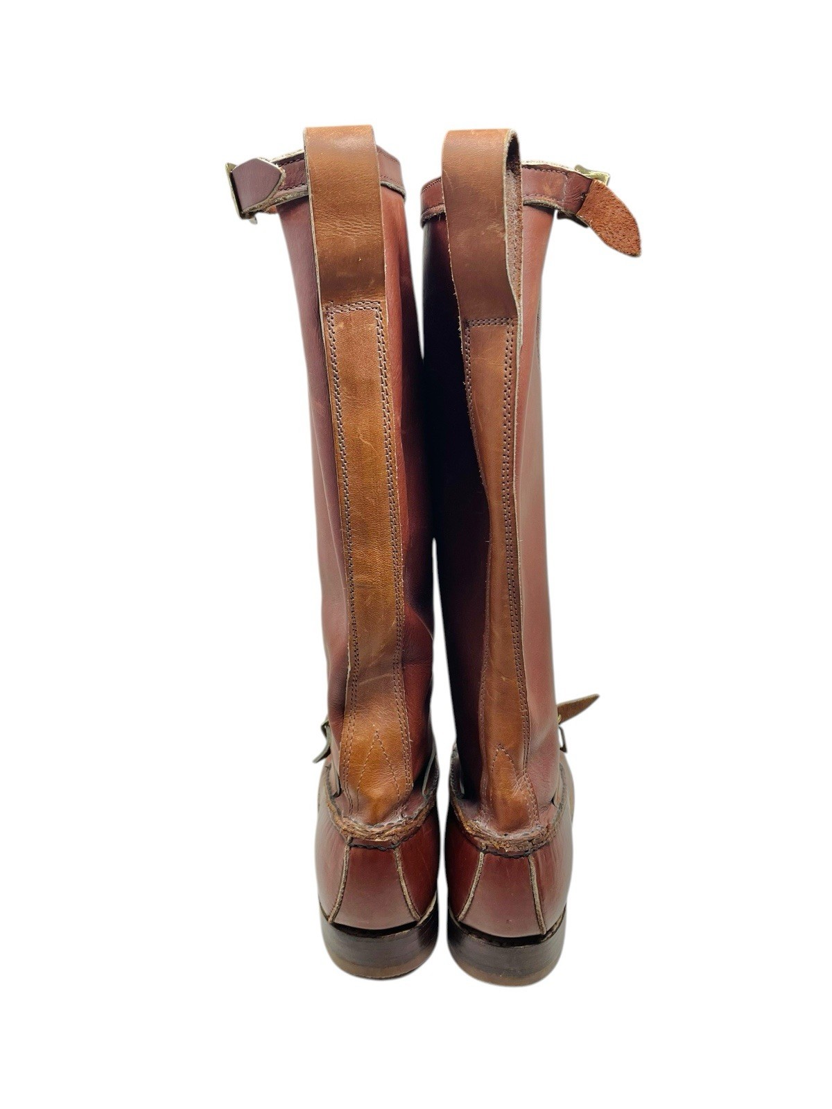 VTG Gokeys Botte Sauvage Tall Leather Boots Outdoor Hunting Riding Size 350
