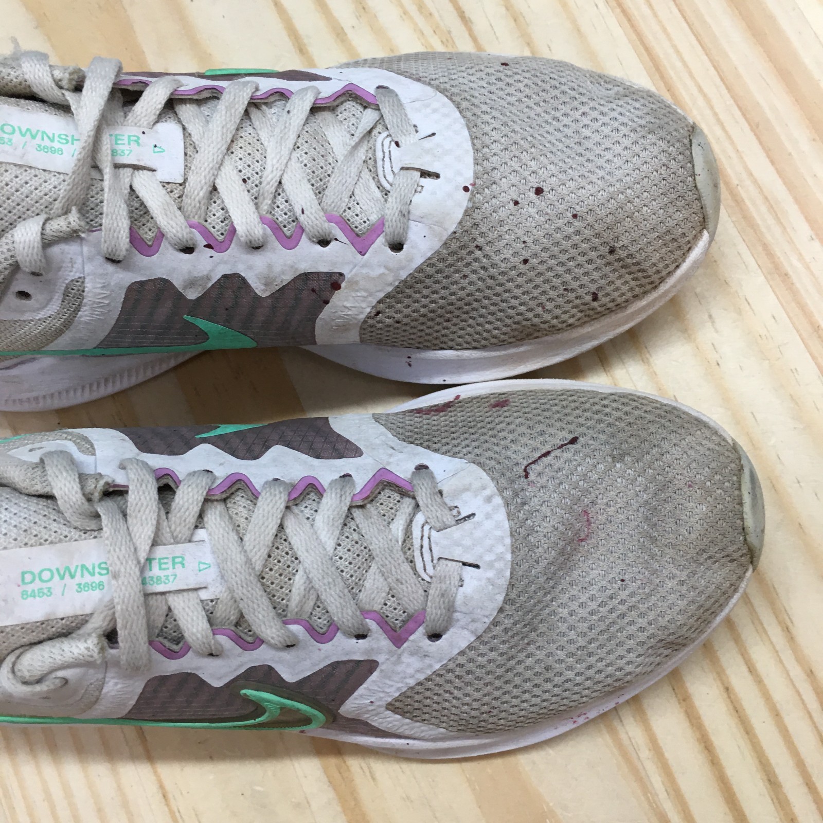 Nike Shoes Womens 7.5 Downshifter 11 Athletic Running Sneakers CW3413-101 Gray