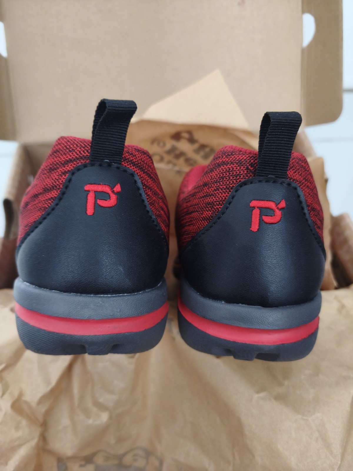 Propet Travelactiv Lace Up Womens Size 6 AA_N Sneakers Shoes W5102 Black/Red