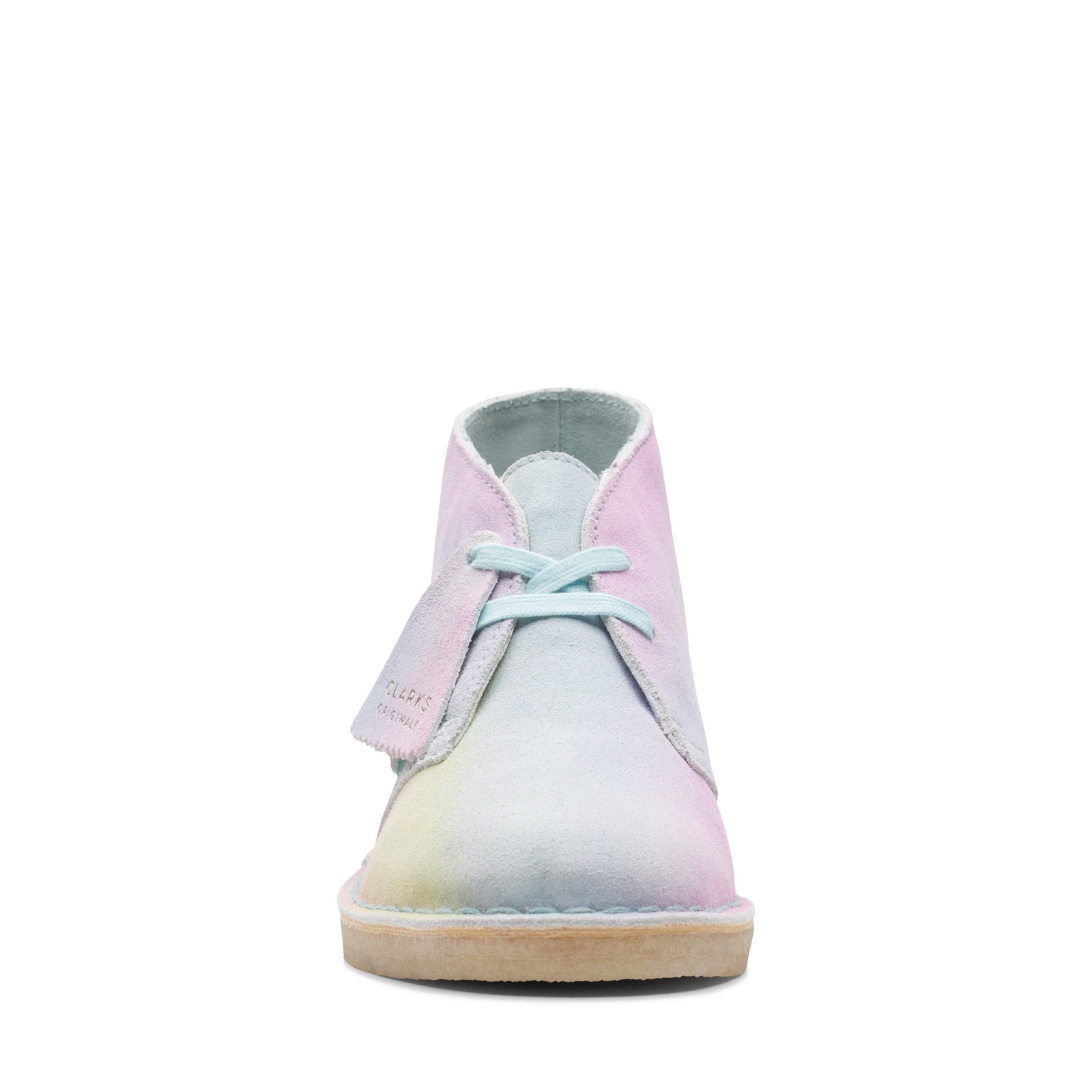 Clarks Originals Womens Desert Boot White Suede Casual Boots Shoes