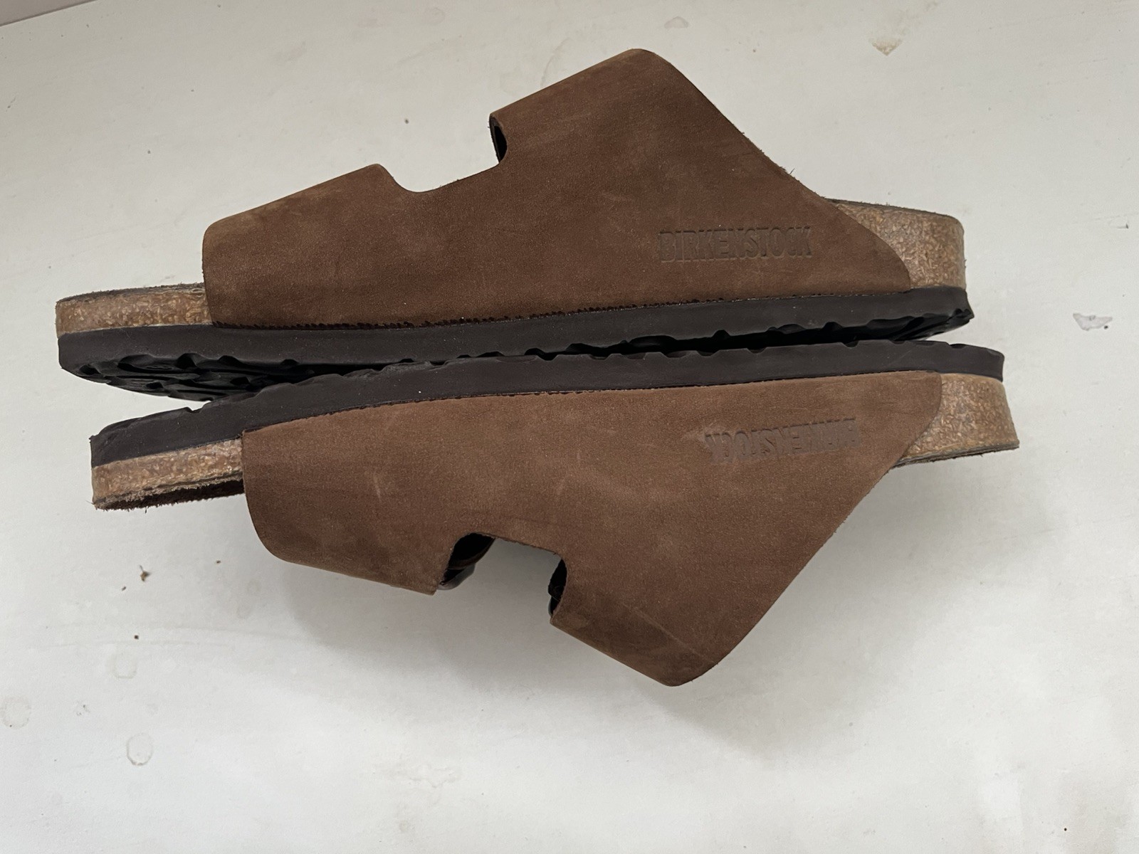 Birkenstock Arizona Nubuck Leather Mocha Brown EU 37 US W6