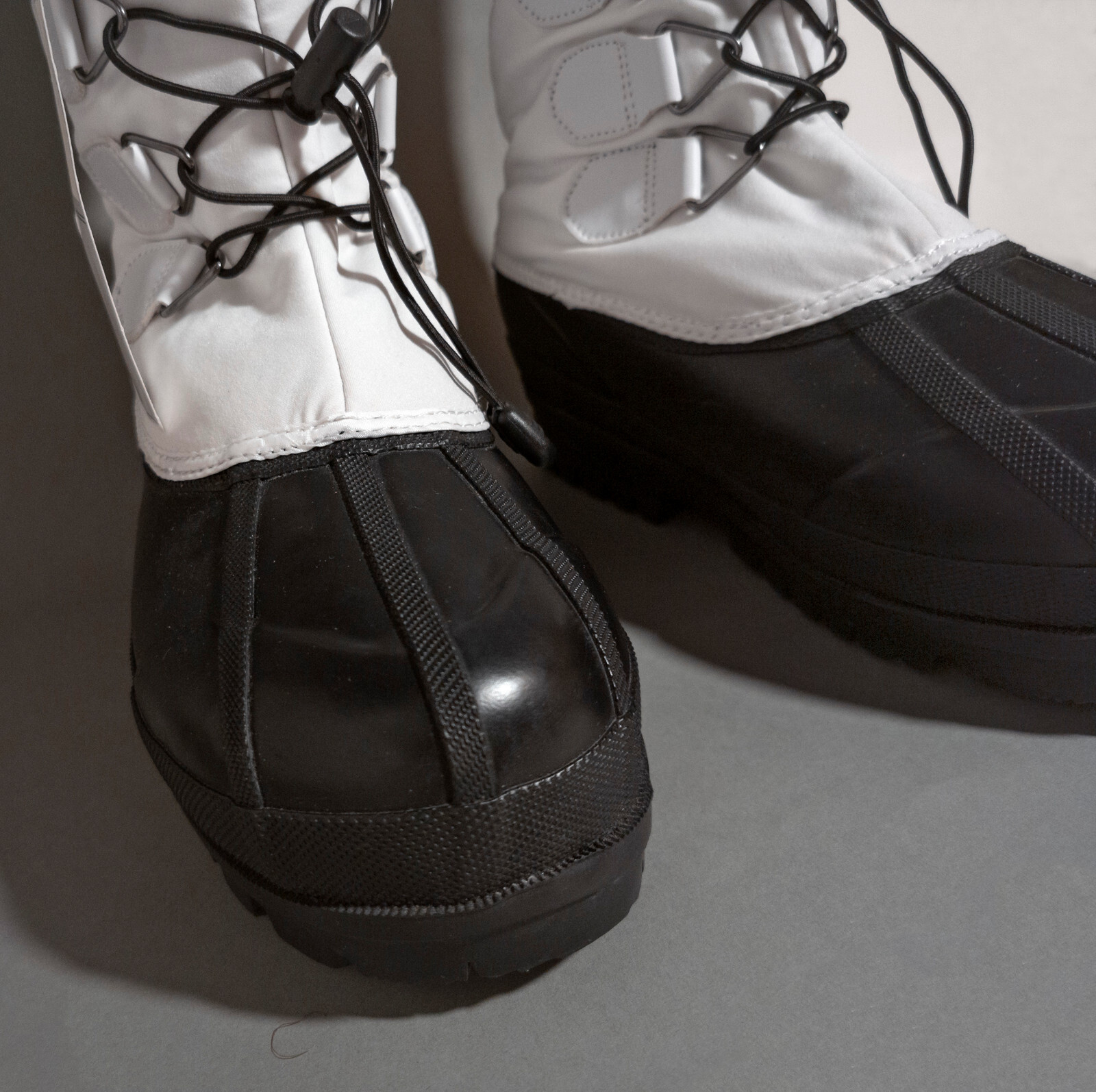 NP~150€ Superga Alpina snow boots 39 retro winter boots rubber textile White