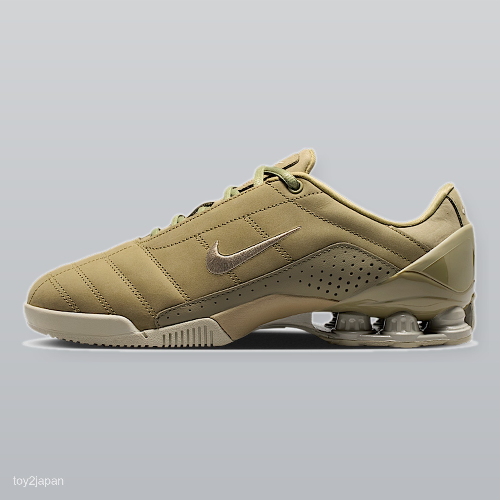 Nike WMNS T90 Shox Magia IO9934-200 Neutral Olive Silver Women’s Size New