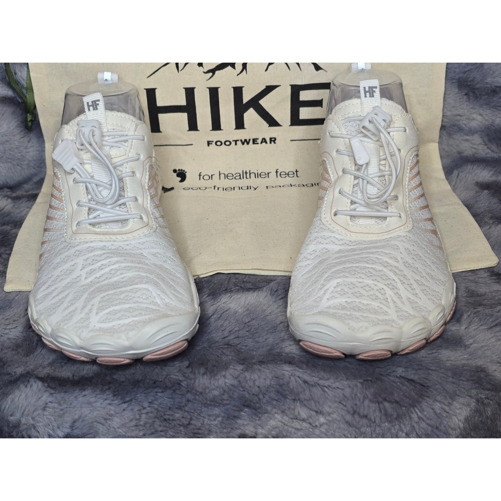 NWT Hike Footwear Lorax Pro Barefoot shoes White/Pink Unisex EU 42 US 11 wmns