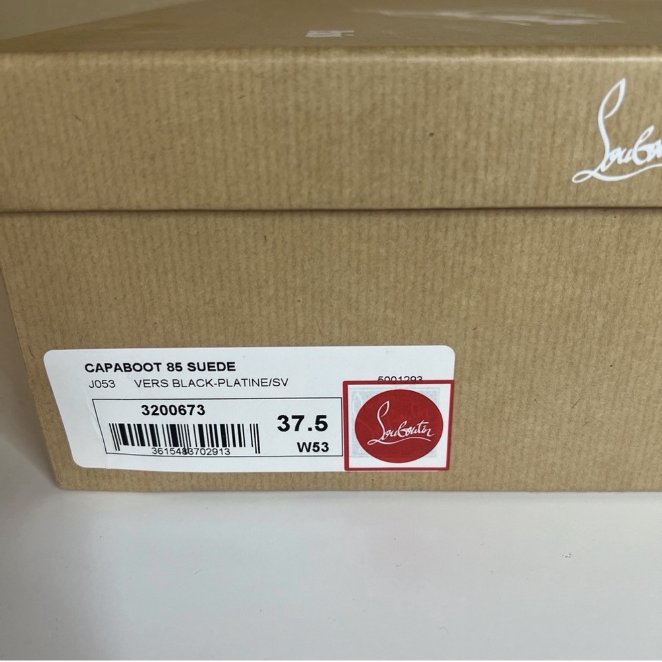 Christian Louboutin Capaboot Suede Studded Spikes Ankle Bootie EU 37.5