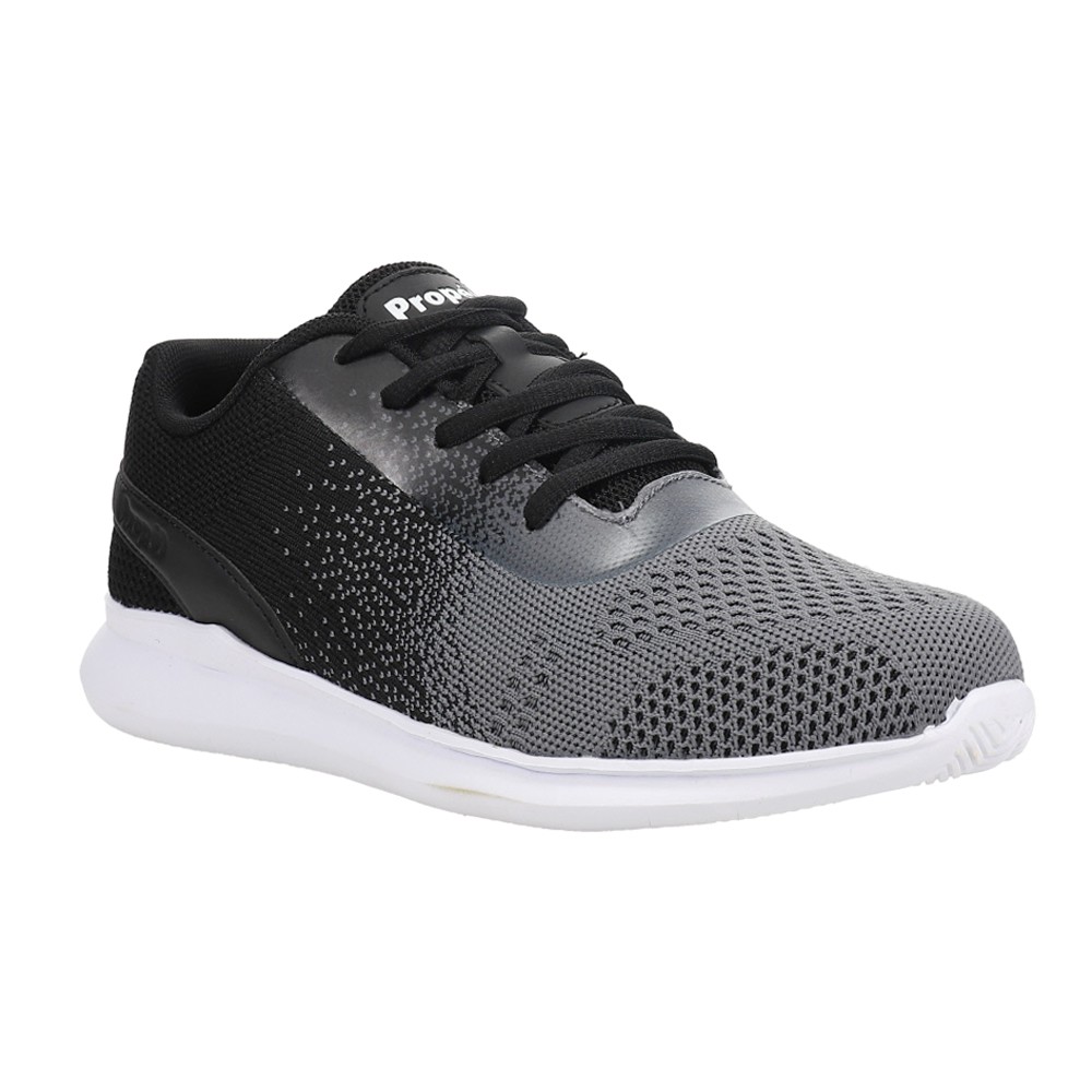 Propet Travelbound Duo Lace Up Womens Black, Grey Sneakers Casual Shoes WAA262M