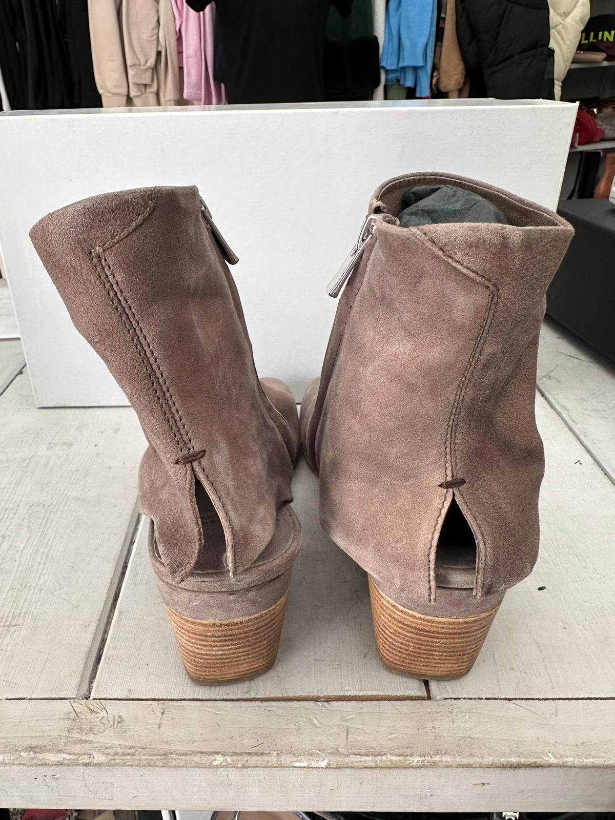 Officine Creative Ankle Boots Genuine Leather Woman SizeEu37 Mud Heel 3 1/8in