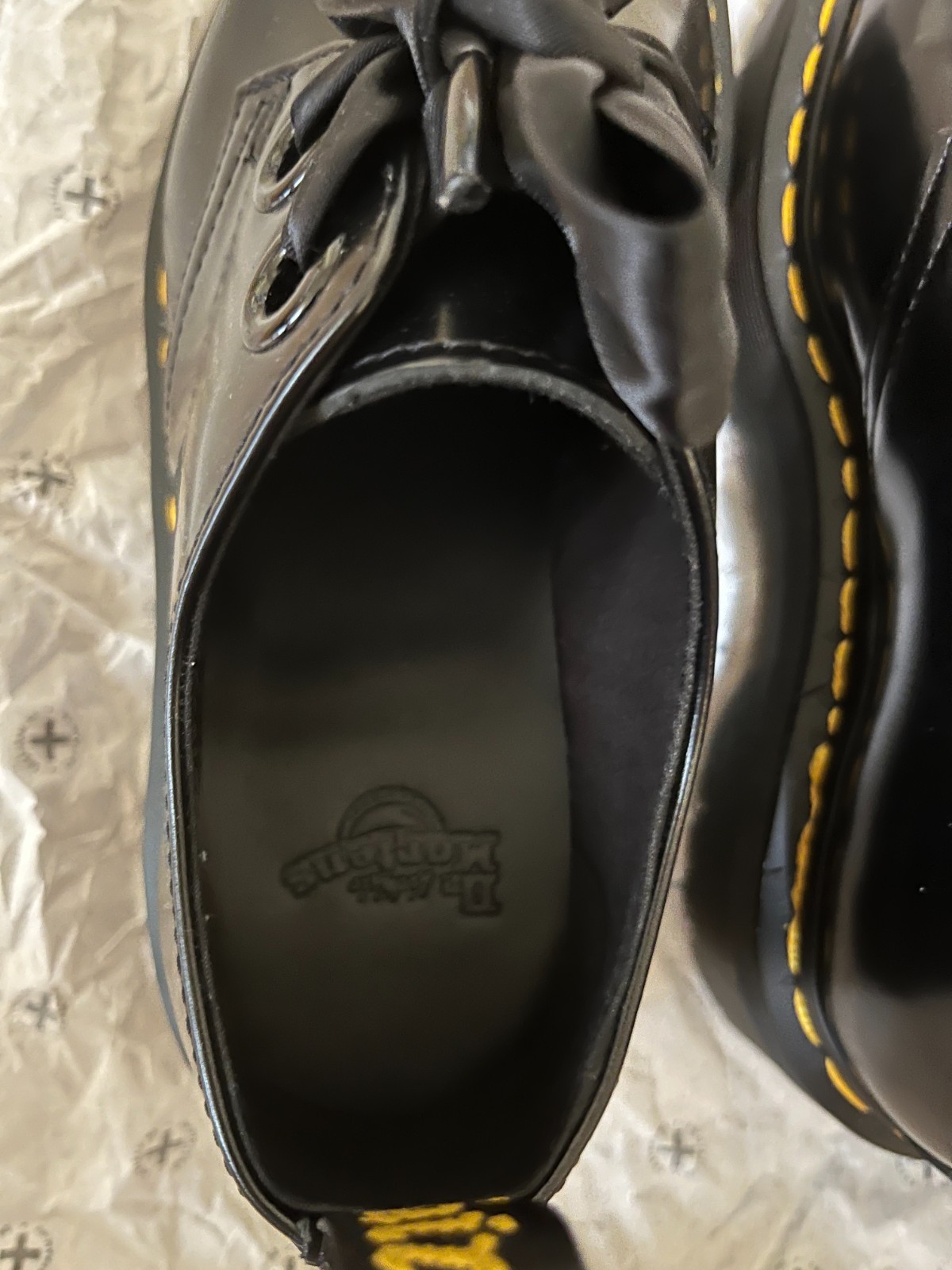 Dr. Martens Holly Leather Platform Shoes US Woman Size 5 UK 3 EU 36 New with Tag