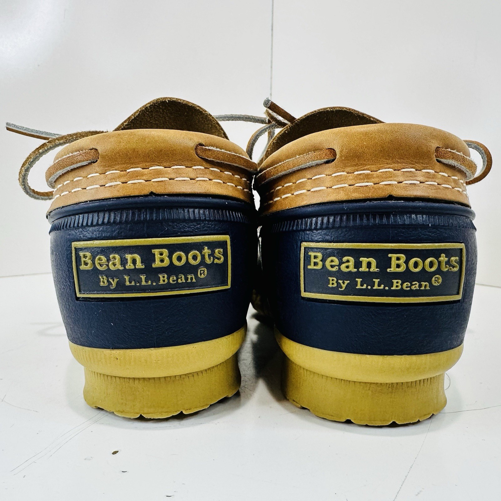 LL Bean Maine Boots Women’s Size 7 M Low Top Duck Boots 175067 Made In USA Blue