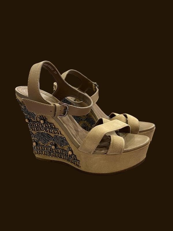 womens boss orange heels peach 37