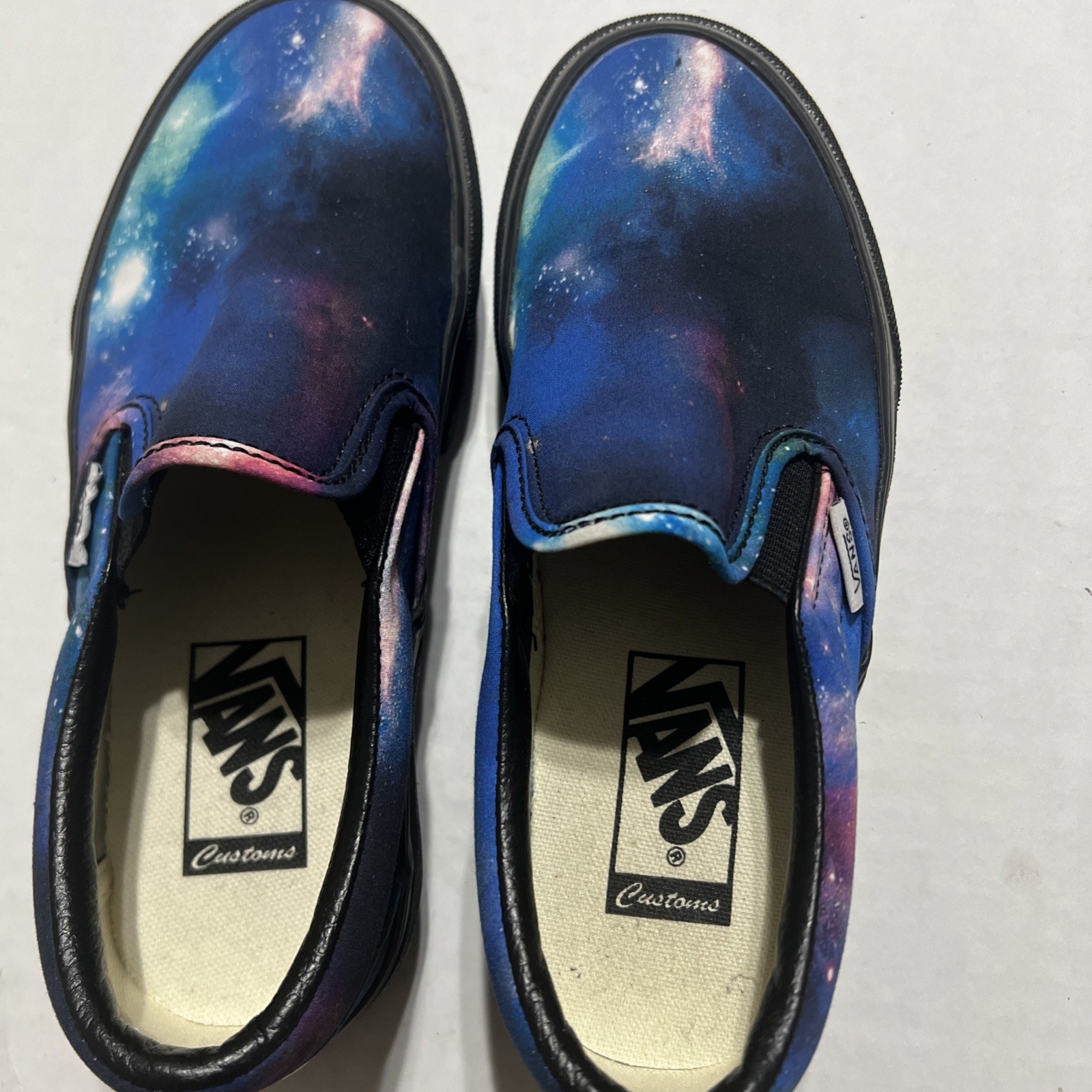 Vans Galaxy Slip On Shoes Women 5 Men 3.5