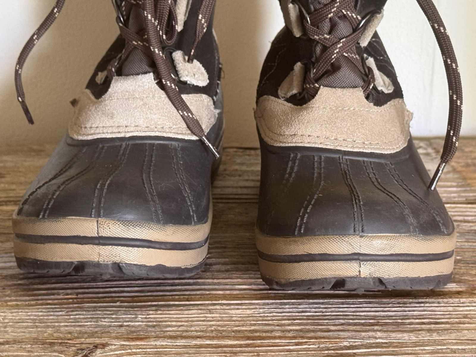 Magellan Outdoors Thinsulate Insulated Lace-Up Snow Boots Mid-Calf US 7 Brown