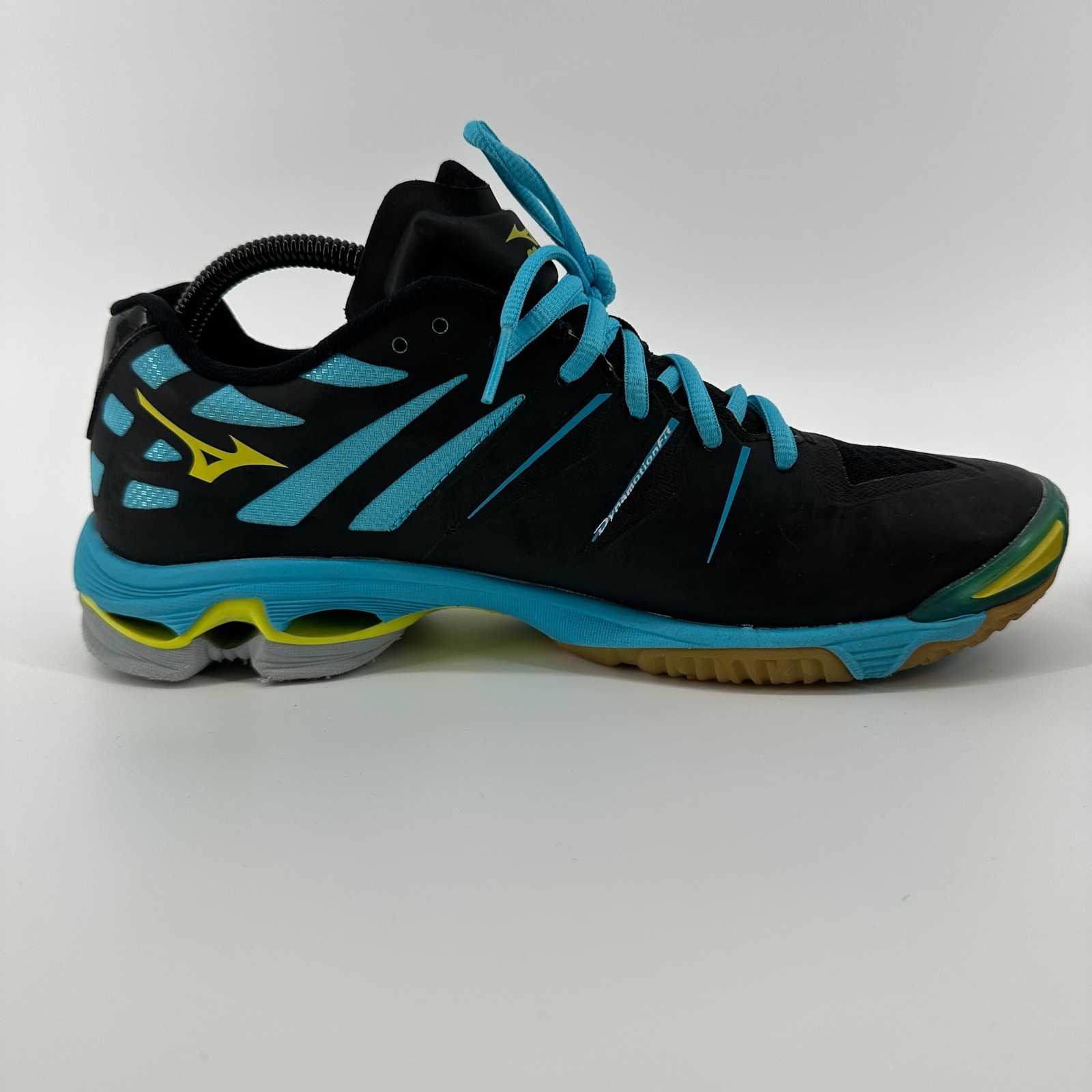Mizuno Wave Lightning Z Womens 11 Volleyball Shoes Black Blue V1GC150028