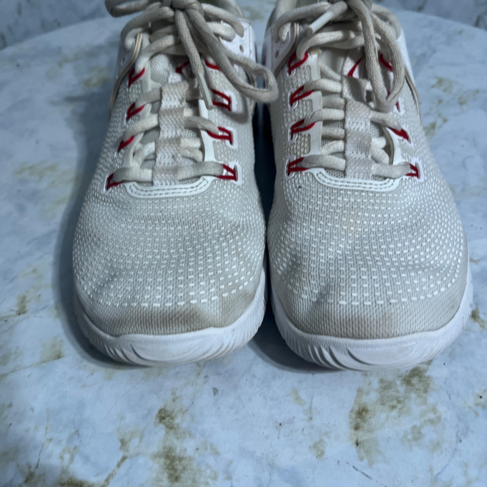 Nike Zoom Hyperace 2 Womens Size 7 Volleyball Shoes White Red Athletic Sneakers